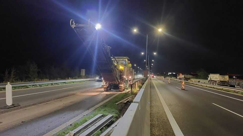 Noční opravy na D10 a Pražském okruhu minimalizují dopravní zácpy