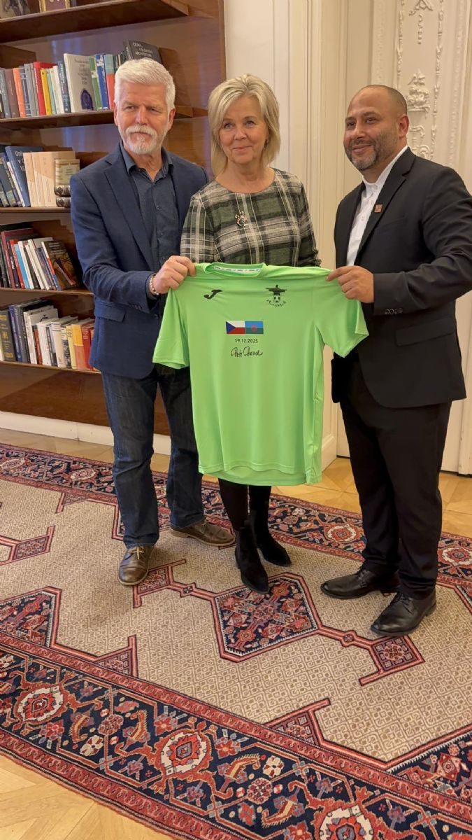 Pavel přivítal oběti rasismu z Mongaguá