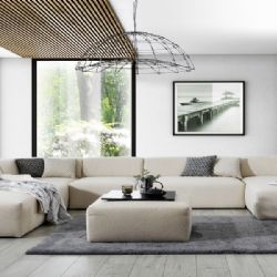 Modulární sedací soupravy se staly stěžejním prvkem moderního bydlení