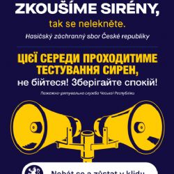 Hasičský záchranný sbor obnovuje pravidelnou zkoušku sirén
