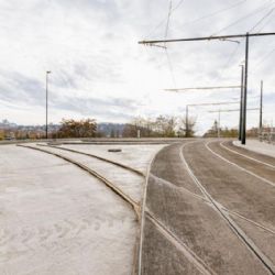 Nová městská čtvrť u nádraží v Braníku. Její součástí bude vozovna tramvají či P+R parkoviště