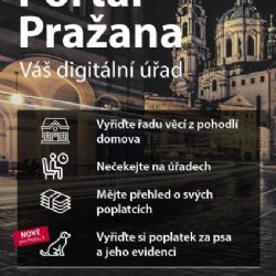 Portál Pražana se rozšiřuje o agendu poplatků za psy, pilotní provoz funguje v Praze 3