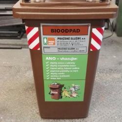 Pražané stále více používají nádoby na bioodpad. V loňském roce je využívalo téměř 14 000 vlastníků nemovitostí