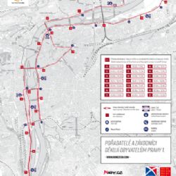 Pražský půlmaraton krátkodobě omezí dopravu v širším centru města