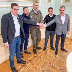 Primátor Prahy Zdeněk Hřib se v Kyjevě sešel se svým protějškem Vitalijem Kličkem