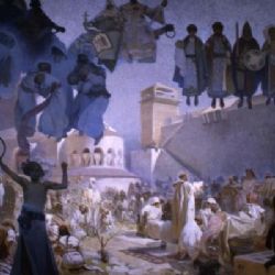 Slovanská epopej Alfonse Muchy bude umístěna v projektu Savarin, dohoda podepsána