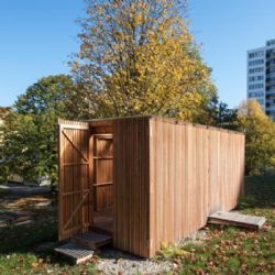 Venkovní sezonní herna hl. m. Prahy zvítězila v prestižní národní soutěži „Dřevěná stavba roku 2020“