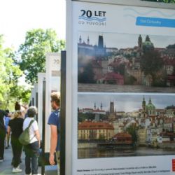 Výstava nazvaná 20 let od povodní připomíná, jak Prahu v roce 2002 ničivě zasáhla velká voda