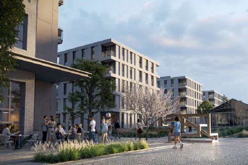 obrázek:Viladomy U Mlýna: moderní bydlení v Praze s osobitou atmosférou