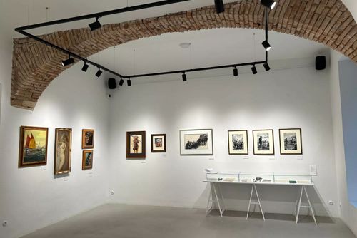 obrázek:Zdeněk Burian - skryté kvaše v Galerii Moderního Umění