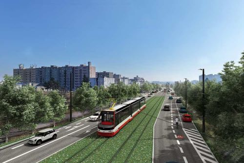 Foto: Tramvajová síť: Libuš spojí s Novými Dvory do 2027