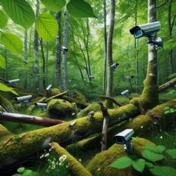 Nové osvětlení a kamery kolem Klánovického lesa