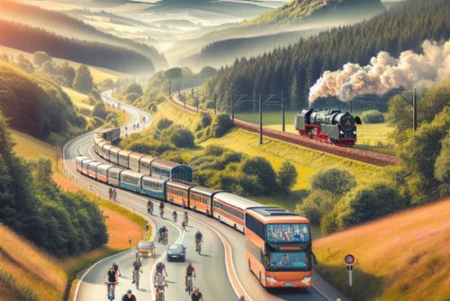 Foto: Turistické vlaky a cyklobusy se vracejí
