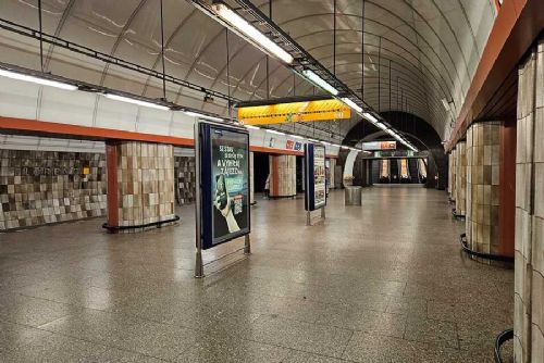 obrázek:Čtyřdenní výluka metra C: Náhradní dopravu zajišťují autobusy a tramvaj