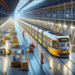 Metrostav postavil pro DPP novou gigantickou lakovnu pro tramvaje