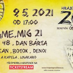 Benefiční online koncert „Hrajeme pro 20 zoo“