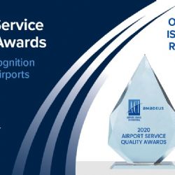 Letiště Praha získalo již potřetí cenu nejlepšího evropského letiště v oblasti zákaznické spokojenosti v kategorii 15 až 25 milionů odbavených cestujících