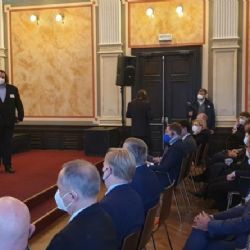 Lubomír Zaorálek se zúčastnil vernisáže výstavy Naši Němci