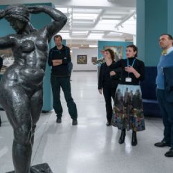 Ministr kultury Martin Baxa navštívil Národní galerii Praha