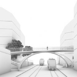 Praha 2 bude mít novou lávku přes Bělehradskou ulici