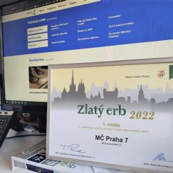 Praha 7 získala ocenění za nejlepší webové stránky