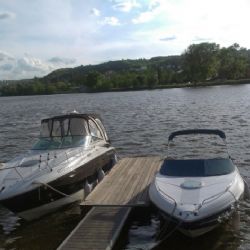 Přístav Hluboká nad Vltavou je oblíbeným cílem plavby po Vltavě