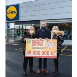 Srdce dětem 2020 v Lidlu