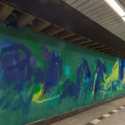 Florenc slaví 50 let metra unikátními nástěnnými malbami