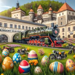 ČD vypraví parní expresy na velikonoční jarmark na Křivoklátě v sobotu 15. a v neděli 16. dubna